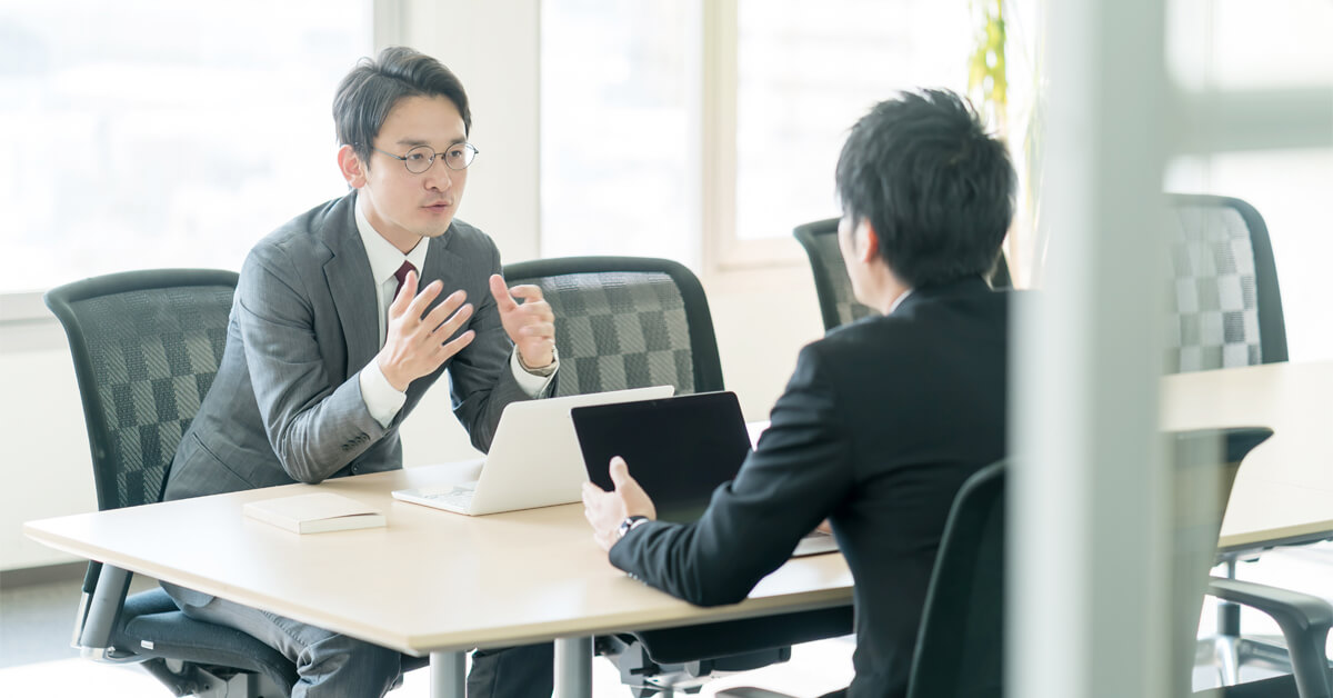 面接練習を提案する転職エージェントの画像